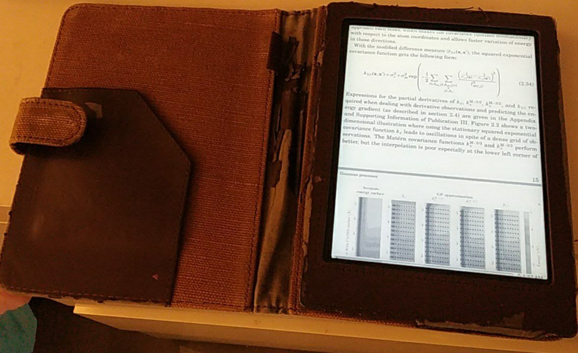 Figure 1: Primary reading device with Koreader